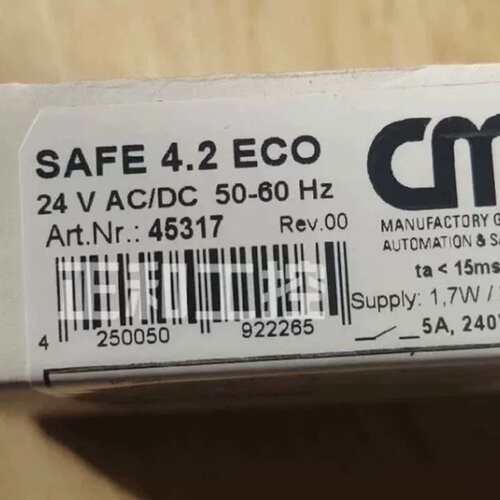 议价德国TIESE安全继电器SAFE 4.2 ECO 24V+A可维修