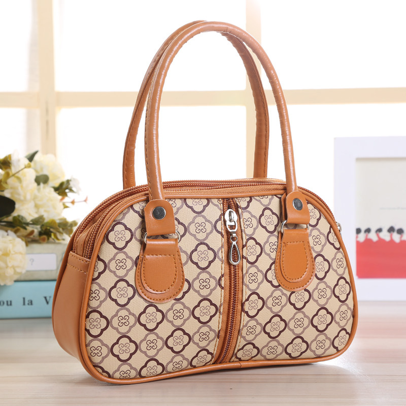 老人买菜手机零钱手拿包中年妈妈手拎迷你女包中老年人手提小包包