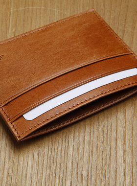 LAN男式小卡包 牛皮零钱包 小钱包 银行卡夹真皮卡套交通卡套
