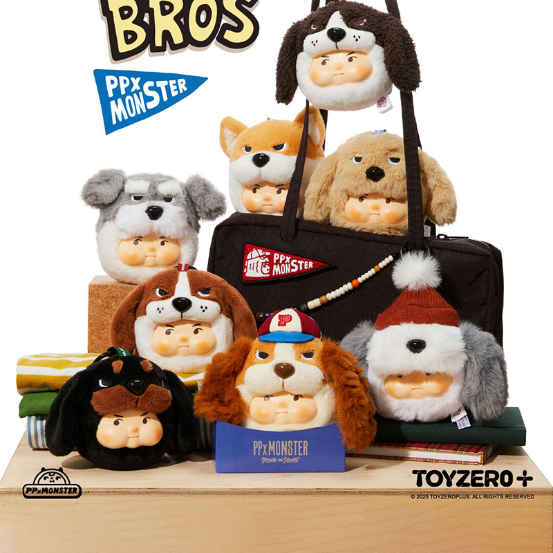 PPXMONSTER狗狗出没胶脸盲盒