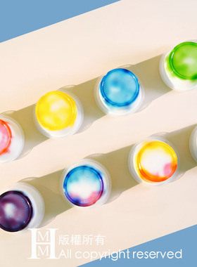 【MagicRainbow】M家起泡胶史莱姆粉黄蓝绿紫七色彩虹起泡胶