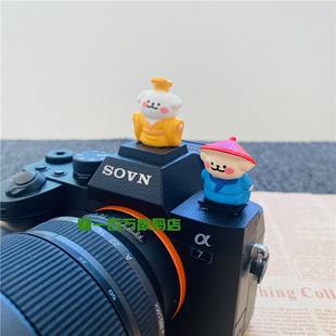 适用富士XT30三代热靴盖卡通XT50 XS20 XA7 XM5硅胶热靴盖XH2 XT5