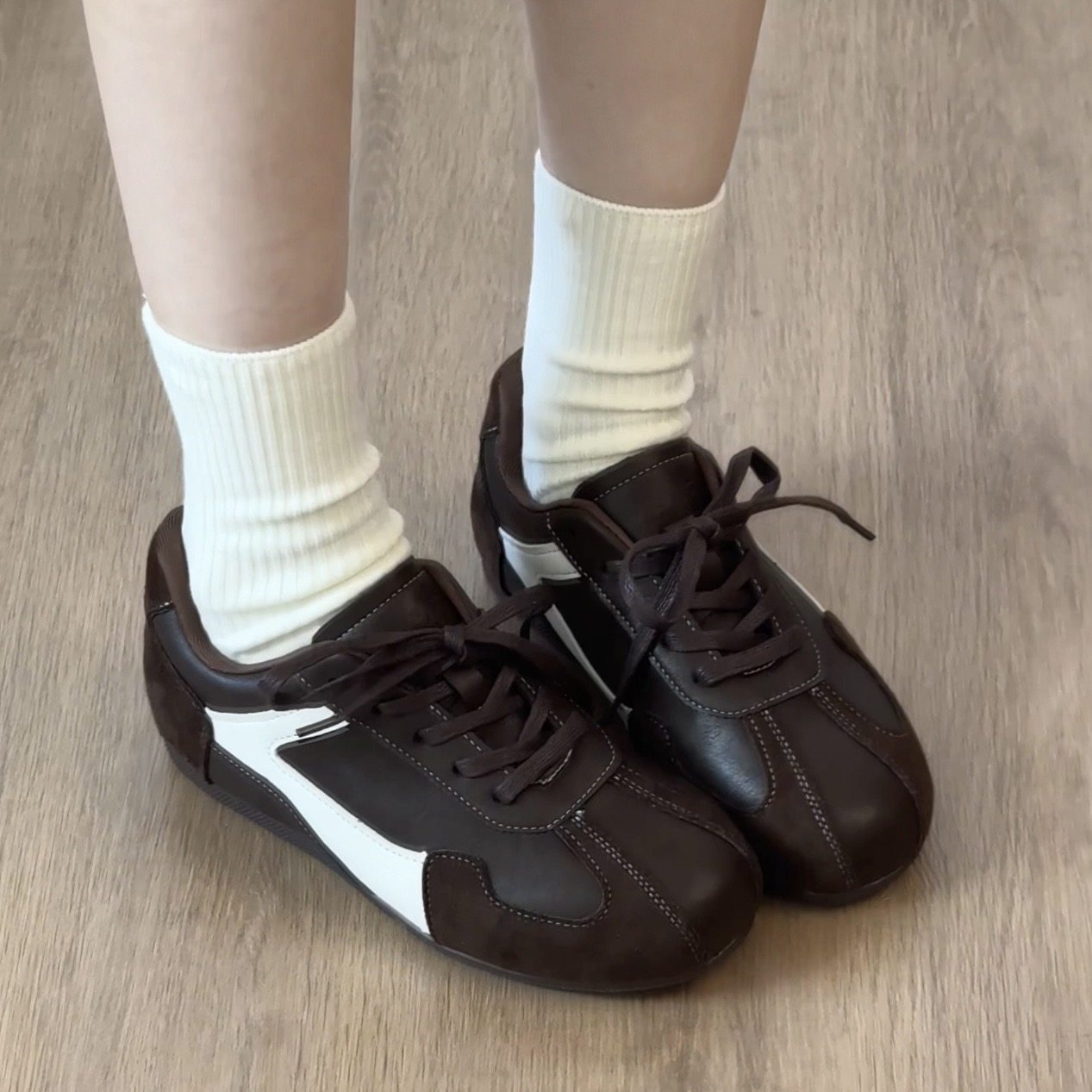 喜番SHOP单鞋内增高德训鞋女2026春季新款复古百搭阿甘鞋休闲运动,女鞋,德训鞋,淘宝优惠券,粉丝福利购,淘宝优惠卷