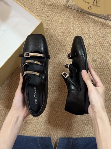 喜番SHOP复古玛丽珍单鞋女生2026秋季通勤百搭休闲软底舒适小皮鞋