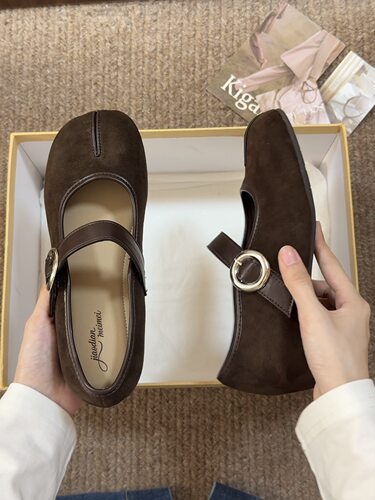 喜番SHOP复古玛丽珍单鞋女2026秋季通勤百搭休闲软底舒适全包单鞋
