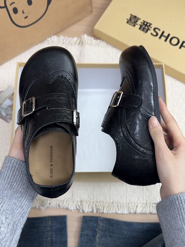 喜番SHOP英伦风软底单鞋女2026秋季老钱风复古乐福鞋学生通勤舒适