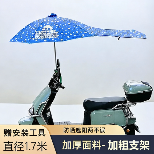 绿荫电动车遮阳雨伞防晒