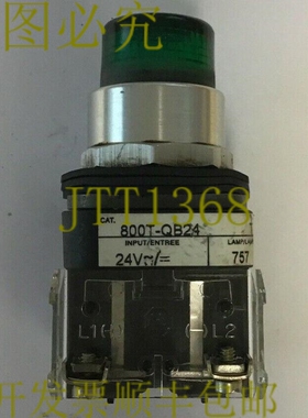 原装供应AB 800T-QB24 系列 T 24VAC/VDC 按钮绿色照明