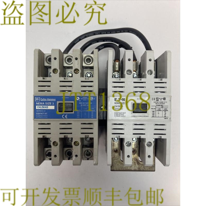 原装供应CUTLER HAMMER  CN15KN3 尺寸 3 换向接触器 SER A1 600V