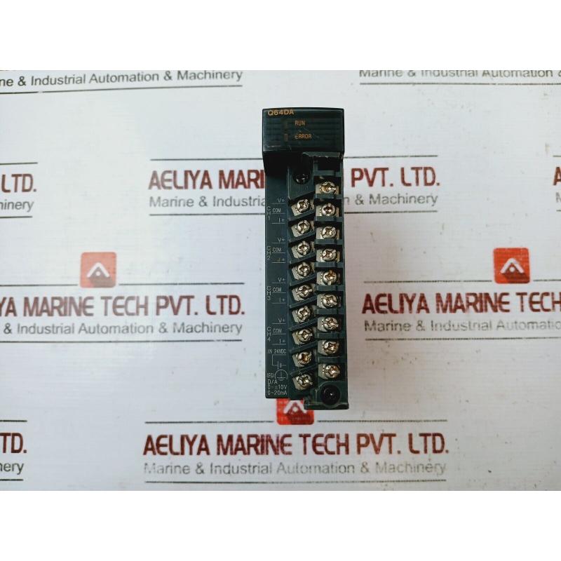 原装供应三菱 Q64DA MELSEC-Q D/A 转化模块 -10-10V/020MA