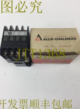 原装供应ALLIS-CHALMERS 3TA6840J 控制继电器线圈 115 V 60 HZ