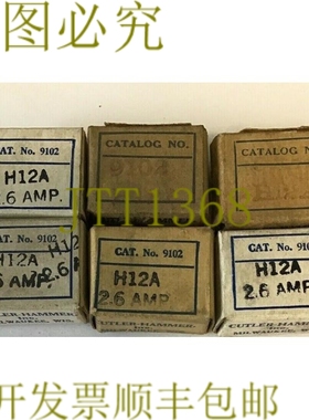 原装供应CUTLER HAMMER 9102 H12A 2.6AMP 加热器LOTOF6