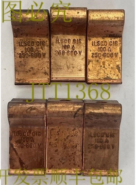 原装供应ILSCO C16 100A 250-600V 保险丝夹（6 件装）