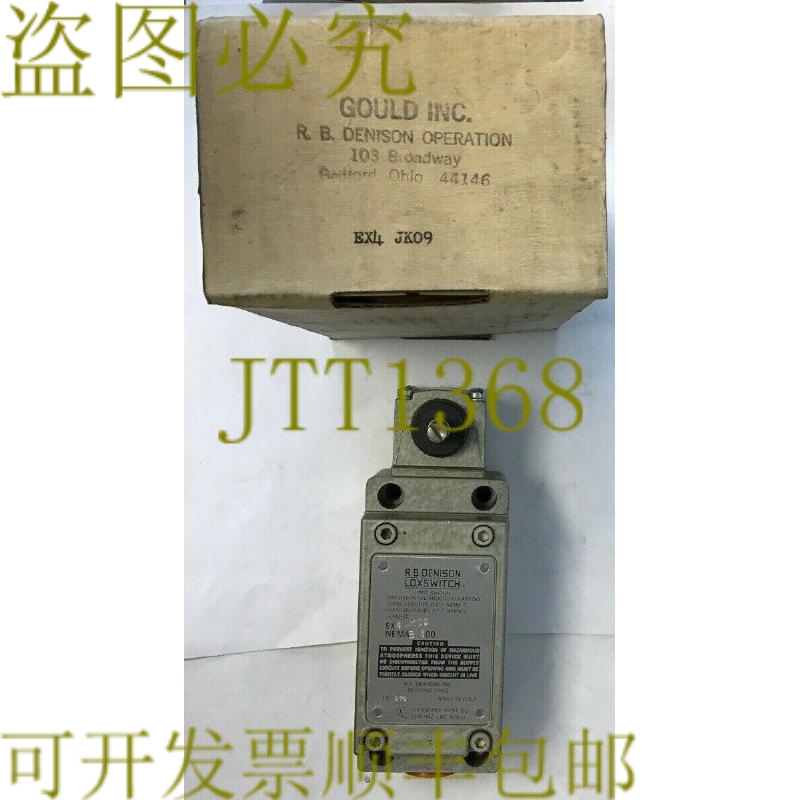 原装供应GOULD EX4 JK09 RBDENISON 液位开关 NEMA B300