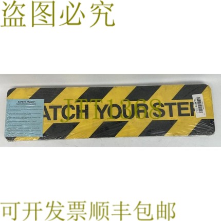 原装供应448k74 注意脚步防滑 黑色/黄色 3360-6X24 （24 件装）