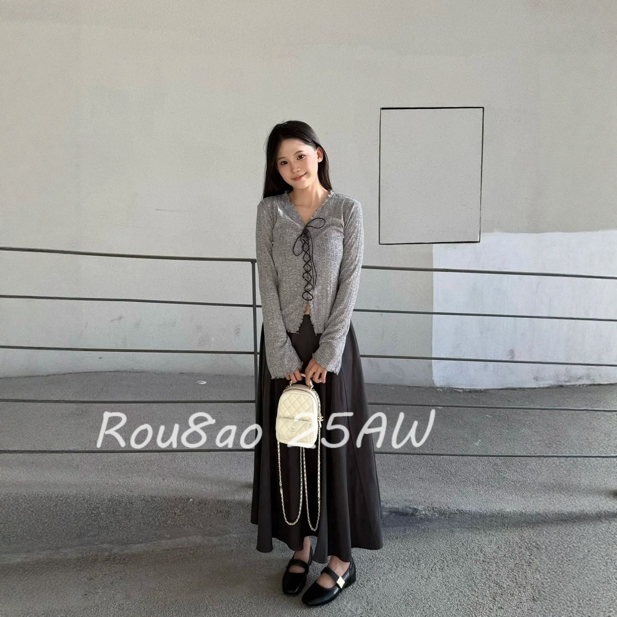 Rou8ao微胖大码女装韩系V领针织衫半身裙两件套女2026春显瘦套装,女装/女士精品,大码套装,淘宝优惠券,粉丝福利购,淘宝优惠卷