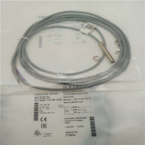 BES003LBESM08MI-PSC20B-BV03三线PNP常开传感器齐平安装