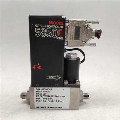 BROOKS布鲁克斯 质量流量计5850E C2H4 200sccm
