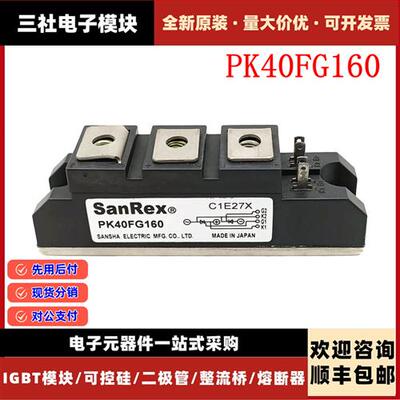 三社 PK40FG160 PK55F-120 PK250HB160 PK160F-120 可控硅模块