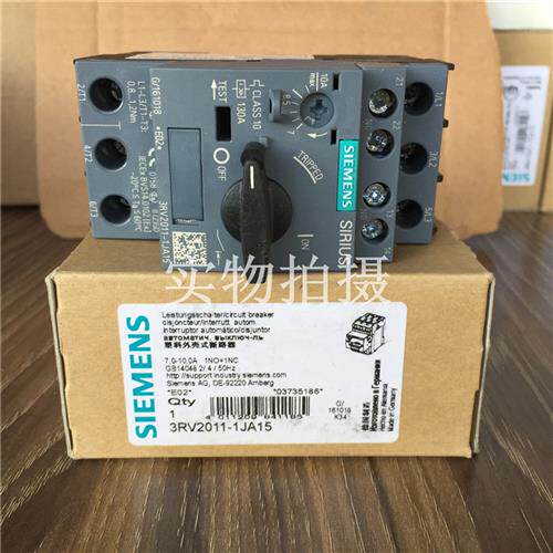 原装马达断路器3RV20114AA10/4AA15 3RV201