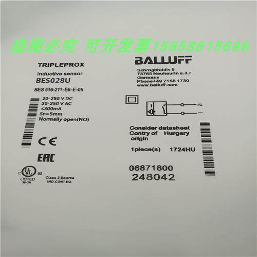 BES028UBES516-211-E6-E-05交直流通用常开电感式传感器
