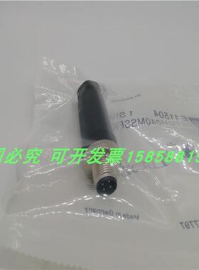 M12四针直公插头E11504 EVC812可接线插头SSTGH040MSSFKPG全新