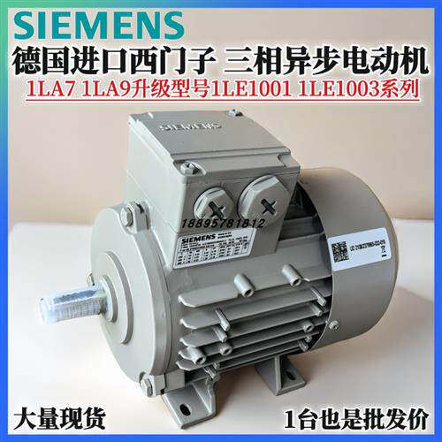 进口电机018KW2P卧式1LE10030BA222AA4Z异步交流电动机