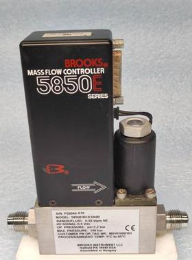 美国BROOKS 气体质量流量计 5850E/B1A1B4B 0-30slpm N2 原装现货