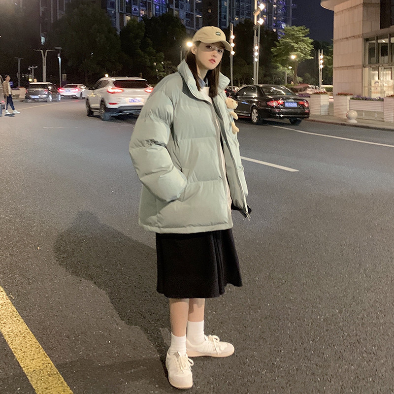 网红小熊玩偶情侣棉衣男女面包服潮流加厚棉服MY2026,男装棉衣,星座507