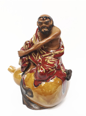 陶瓷公仔作品葫芦铁拐李家居装饰