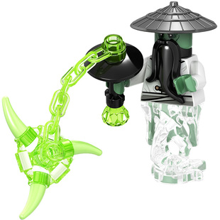 新品幻影忍者大电影幽灵杨大师积木人仔摩罗诺克特加满都拼装玩具