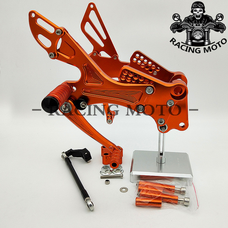 KTM配件RC200刹车离合挂档杆总成支架RC390升高脚踏RC125改装件