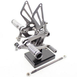 川崎ZX6R摩托车改装件CNC升高后脚踏zx-6r总成刹车变档杆脚蹬配件