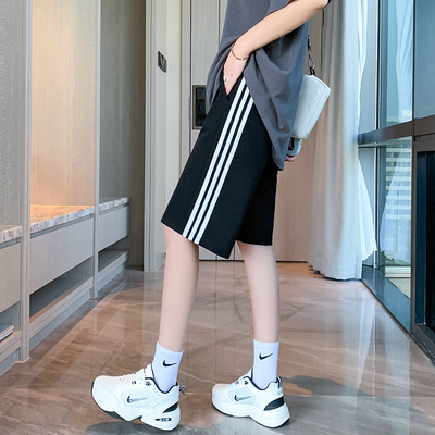 中考体育专用运动短裤女五分裤
