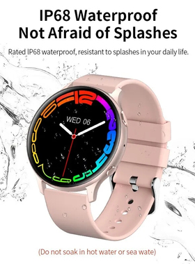 Smart Watch Fitness Tracker 蓝牙通话音乐语音健康监测智能手表