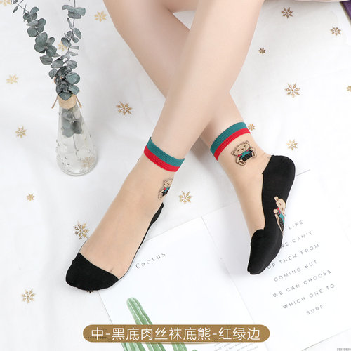 33-35小码袜子女网红水晶丝袜