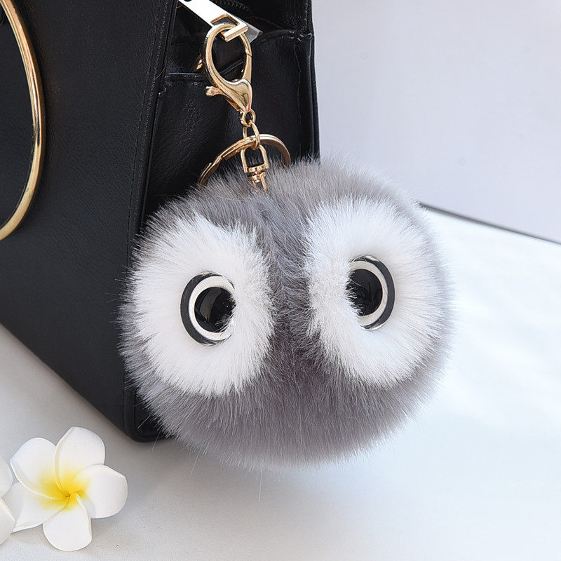 新款可爱大眼睛包包挂件毛球挂饰超萌毛毛绒球汽车钥匙扣背包挂链|ruв категории Аксессуары, сумки и обувь/аксессуары для ремня, пакет аксессуаров, пакет кулон - от Buy2taobao.com для оказания профессиональной услуги покупки агента Taobao