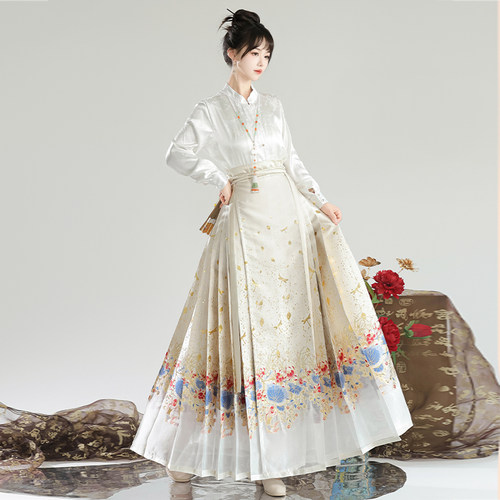 南巷瑾夏原创明制新中式马面裙