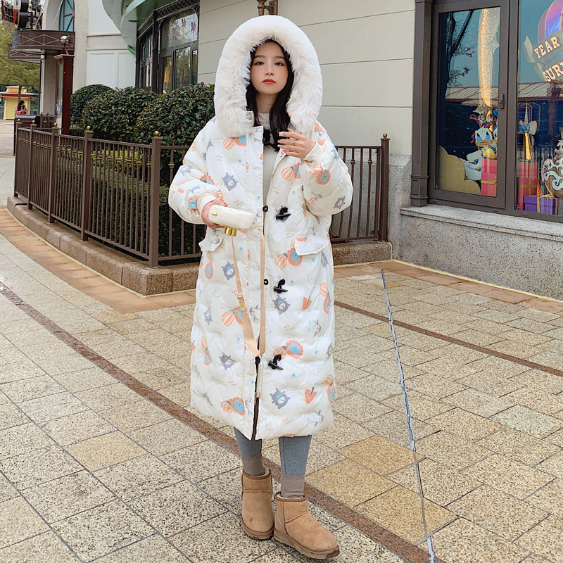 现货卡通印花刺绣大毛领服262D6793P185K268,女装棉衣/棉服,沁古纱衣