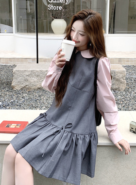 秋季新品【现货】刺绣衬衫S637  P75 K105 +百褶背心裙P105 K158