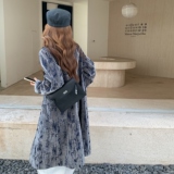 新品【出货中】【新工艺】植绒牛仔长款西服Q656P175K268，女装短外套，沁古纱衣