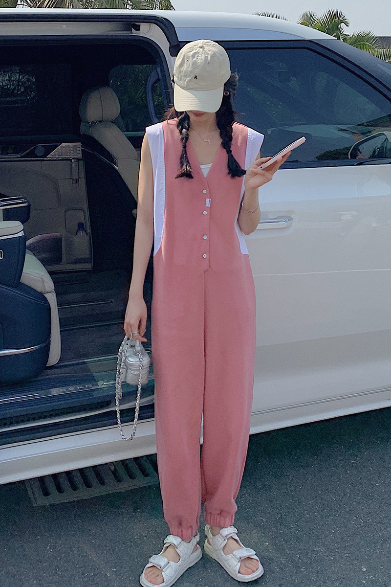 背心连体裤S909P110K168,女装连体裤,2C321