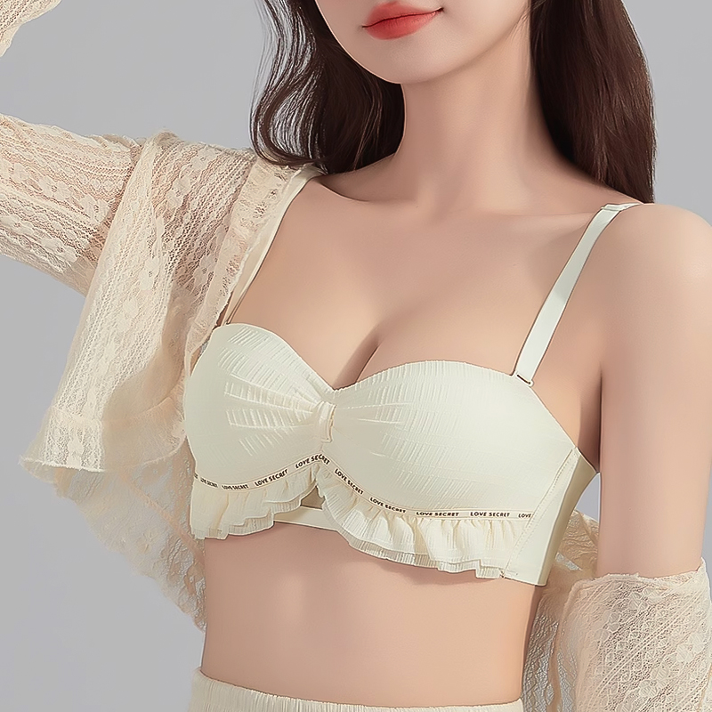 性感可爱无钢圈聚拢显大半杯蕾丝