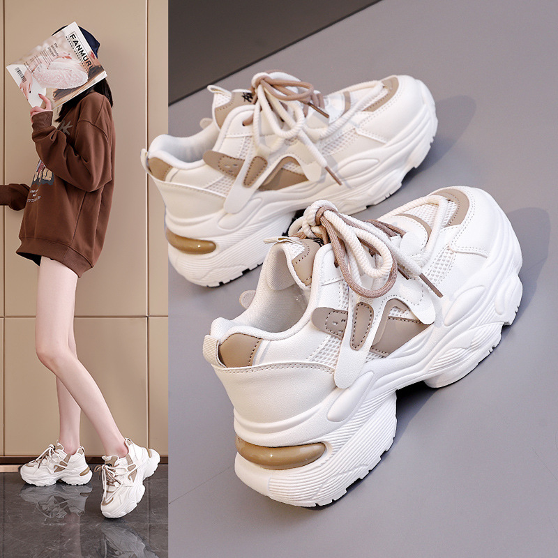 老爹鞋女2025年春秋季新款韩版百搭学生跑步运动鞋厚底鞋HHX-G27