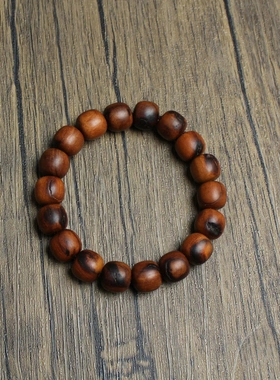 雷击枣木佛珠手串老型珠每一颗都是雷击老料男女士可以带