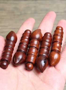 雷击枣木文昌笔配饰挂件吊坠道家法器随身配饰老料深色精雕手工