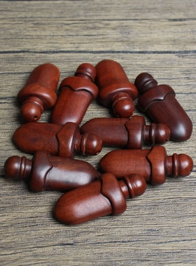 雷击枣木小剑挂件吊坠随身配饰老料深色精雕手工打磨