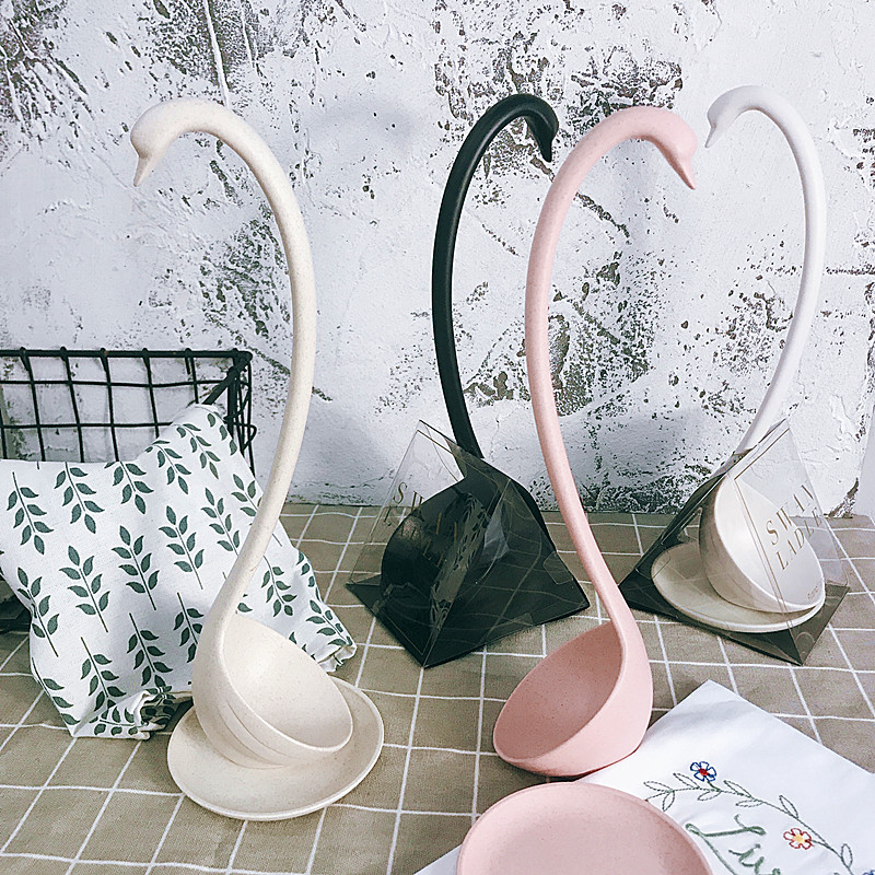 天鹅汤勺汤匙长柄耐高温