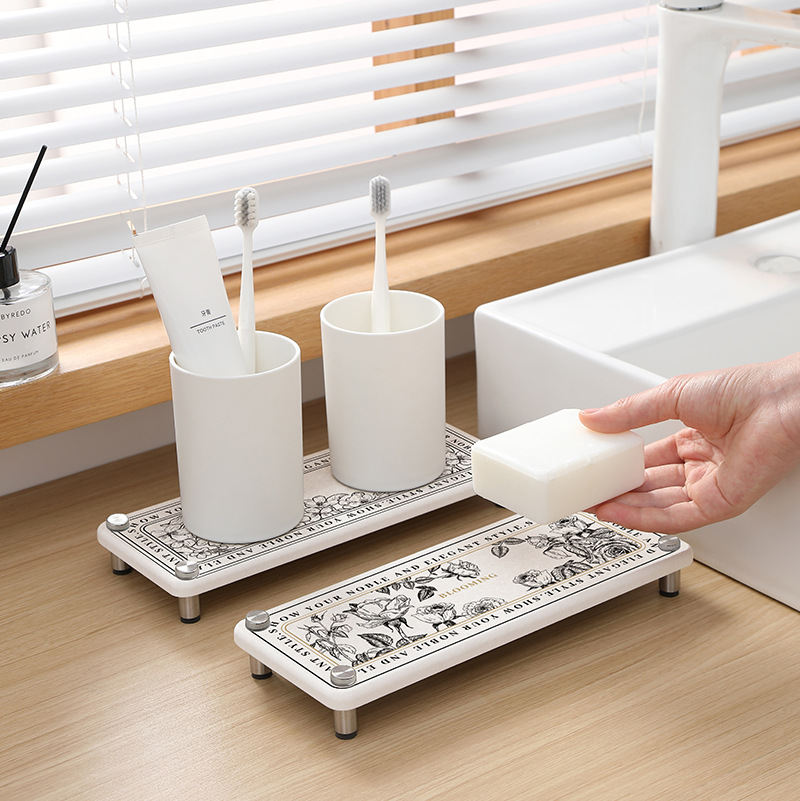 北欧卫生间吸水垫沥水