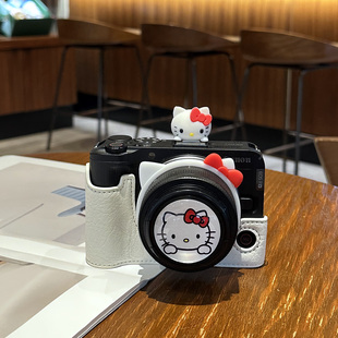 适用佳能R50相机套R10微单保护套R50V底座包配件200D二代皮套可爱